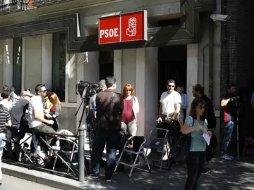 La sede del PSOE en la calle Ferraz de Madrid La sede del PSOE en la calle Ferraz de Madrid