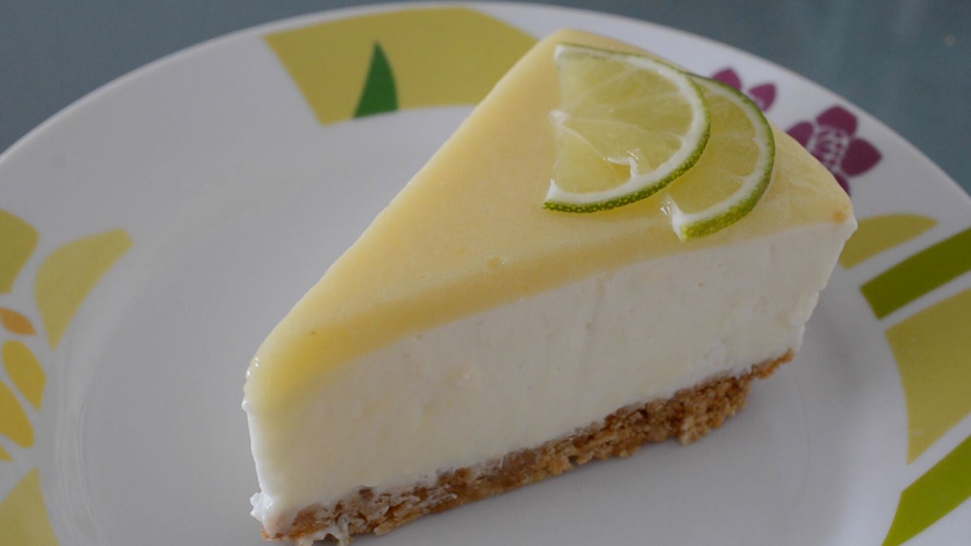Cheesecake de lima, ¡yum!
