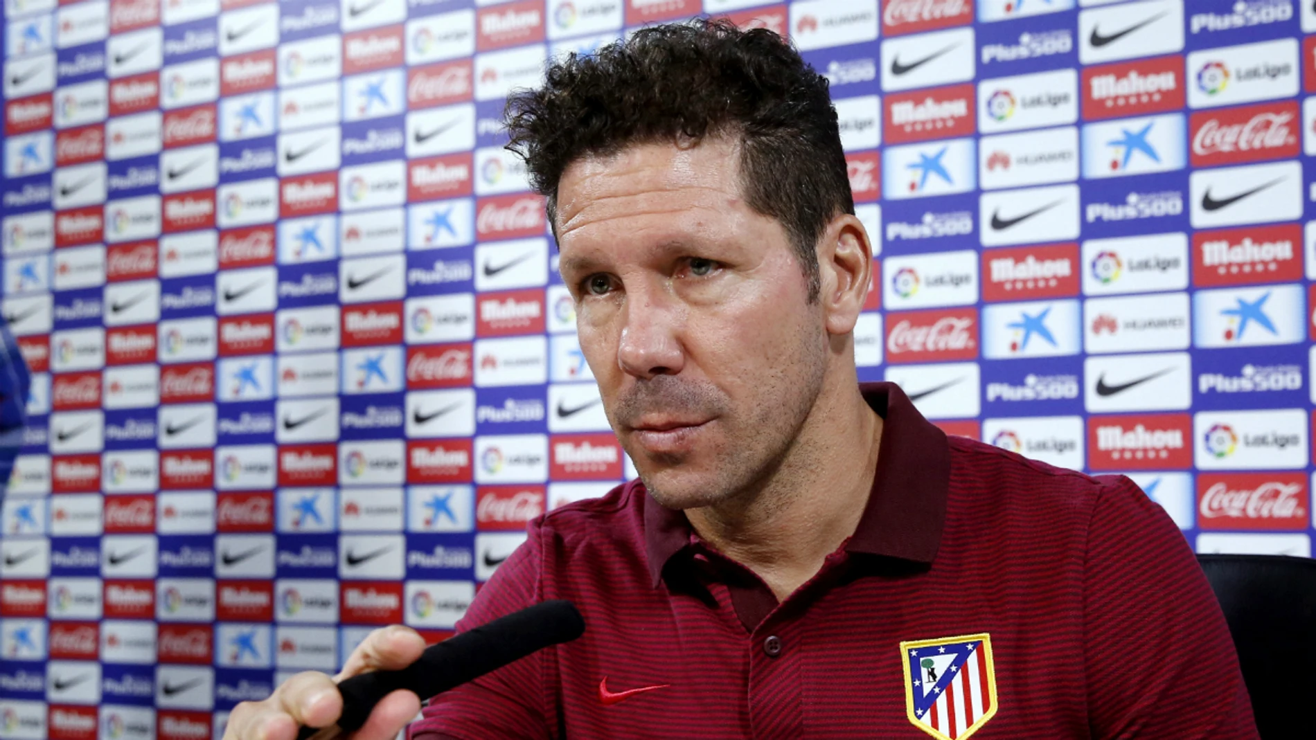 Simeone, en rueda de prensa Simeone, en rueda de prensa