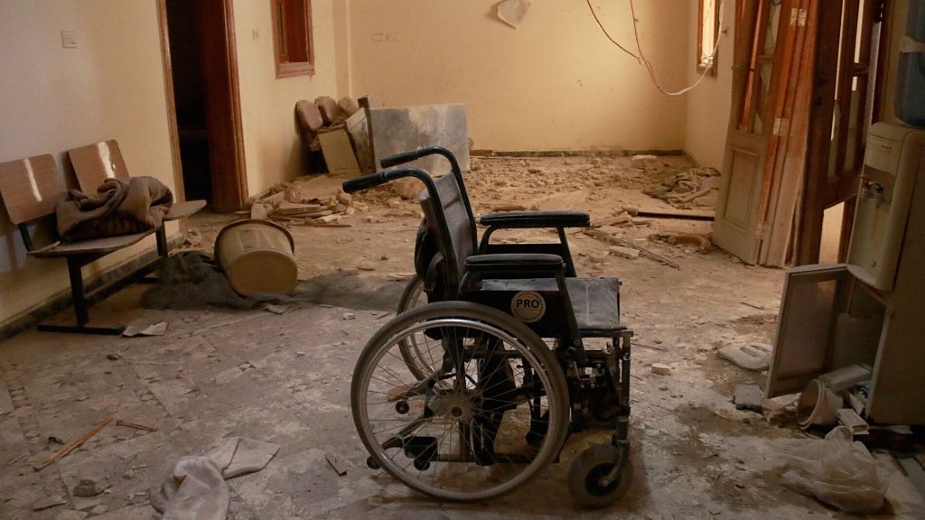 Un hospital bombardeado en Siria