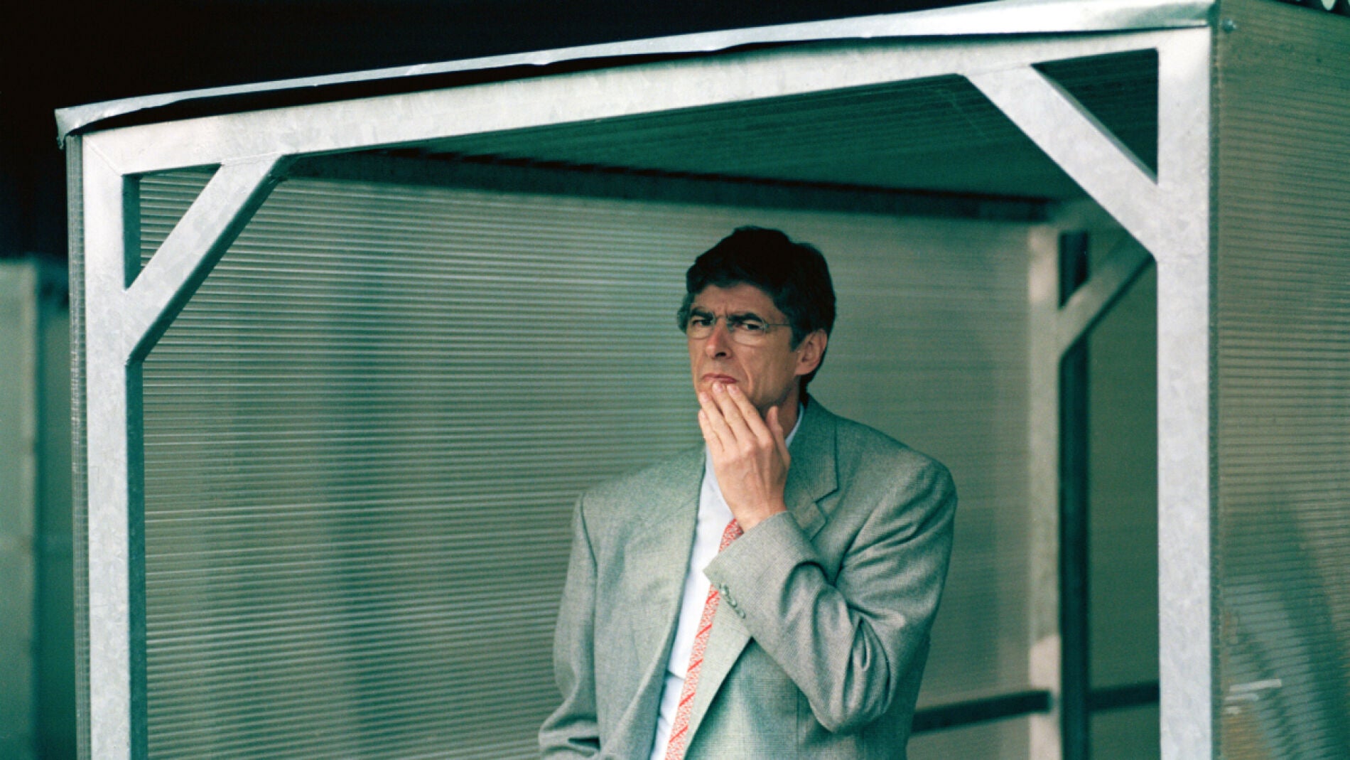 Wenger, en su primera temporada en el Arsenal hace 20 a&ntilde;os