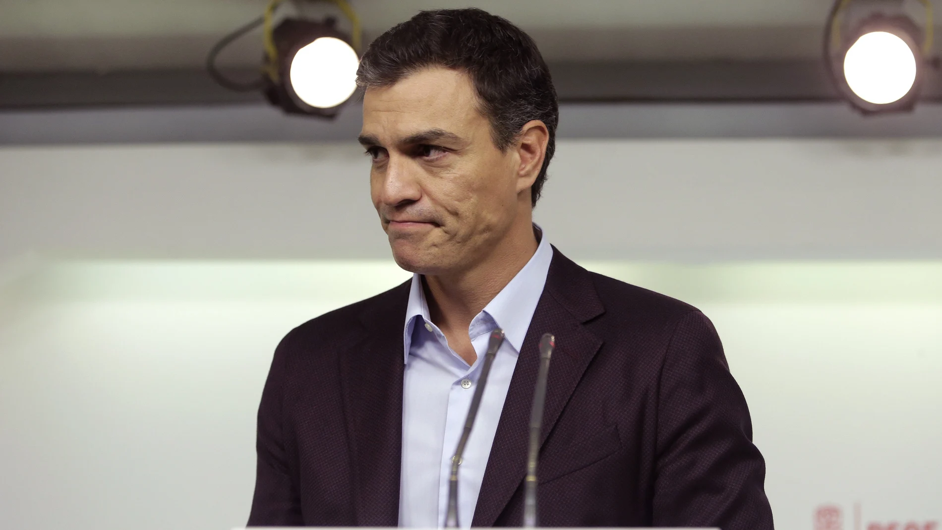 Pedro Sánchez, durante una comparecencia en Ferraz | Archivo Pedro Sánchez, durante una comparecencia en Ferraz | Archivo