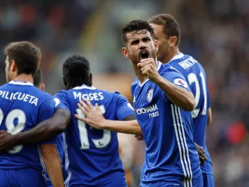 Diego Costa, celebrando su gol ante el Hull City Diego Costa, celebrando su gol ante el Hull City