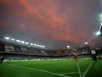 El Vicente Calderón, una noche de septiembre de 1999 El Vicente Calderón, una noche de septiembre de 1999