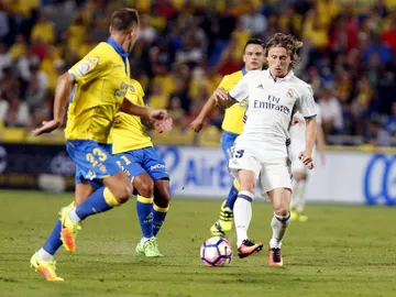 Luka Modric, en el partido de Liga ante Las Palmas Luka Modric, en el partido de Liga ante Las Palmas