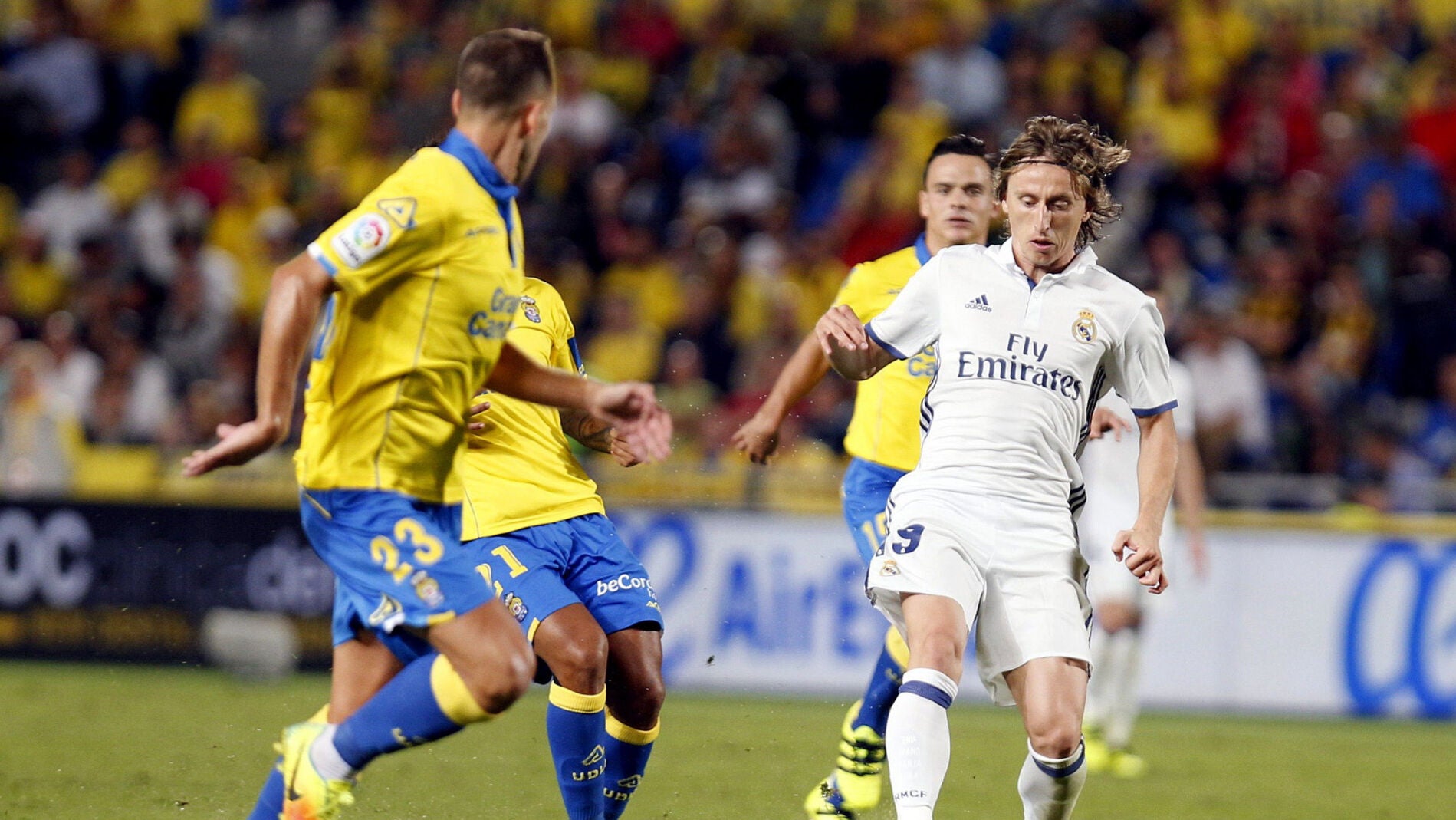 Luka Modric, en el partido de Liga ante Las Palmas