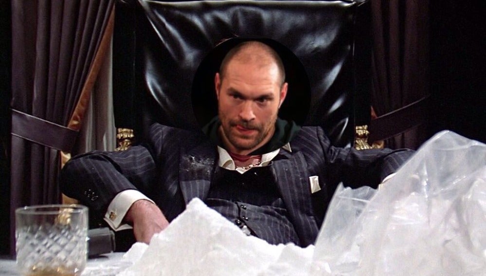 Tyson Fury, como 'Scarface'