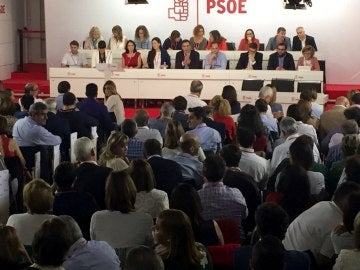 Imagen del interior del Comité Federal del PSOE