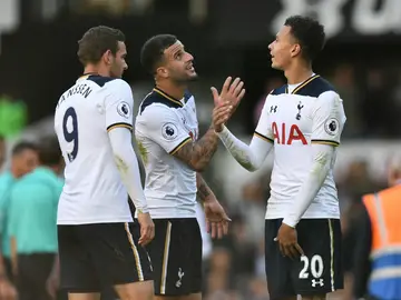 El Tottenham celebra un gol El Tottenham celebra un gol