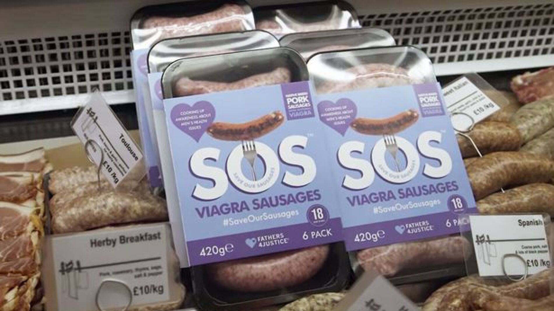 Salchichas con viagra