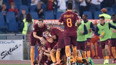 La Roma gana al Inter de Milán y se acerca a la segunda plaza