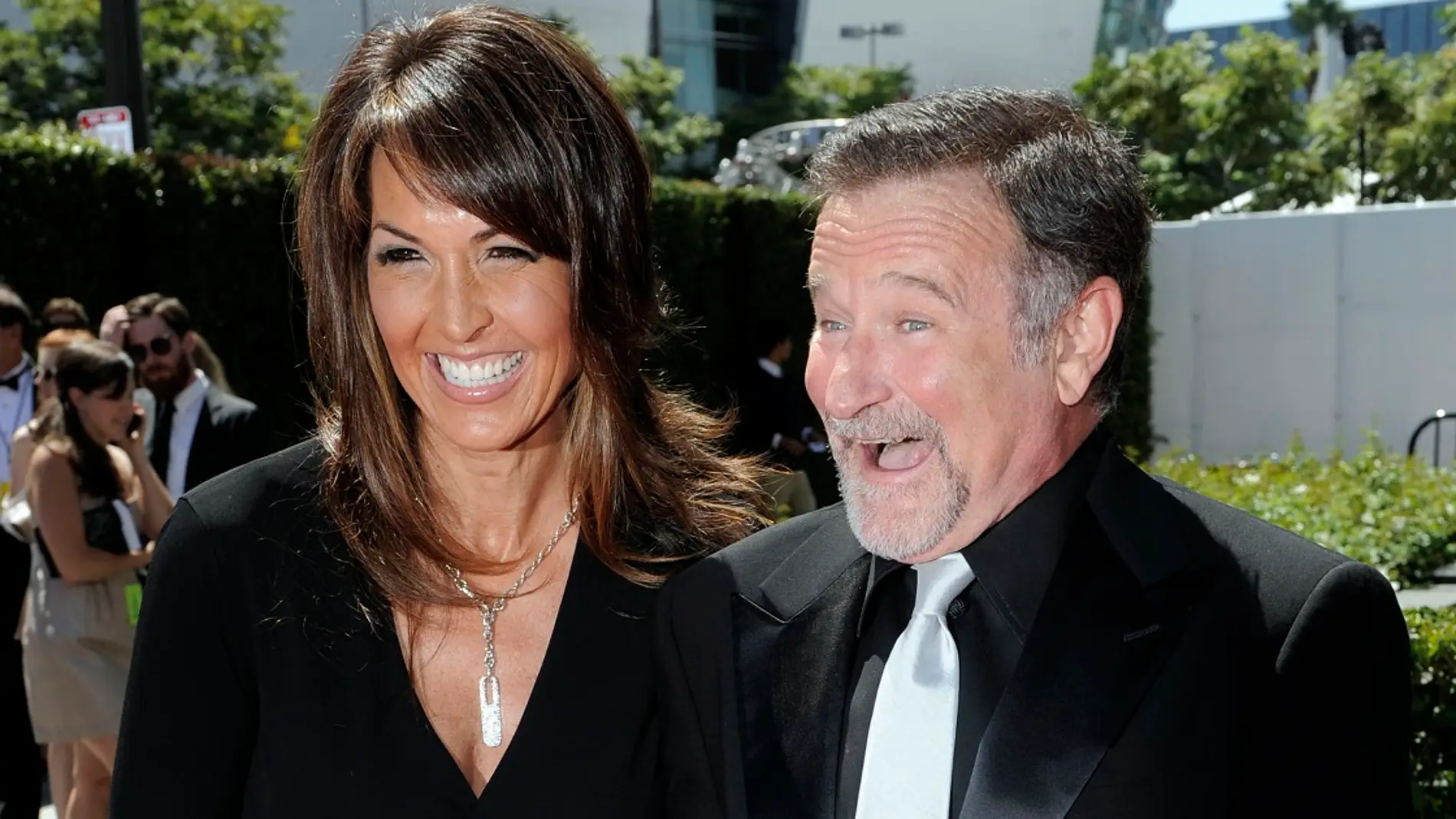 Susan Schneider y Robin Williams