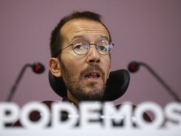 El secretario de Organización de Podemos, Pablo Echenique