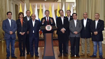Juan Manuel Santos tras conocer el 'no' en el plebiscito