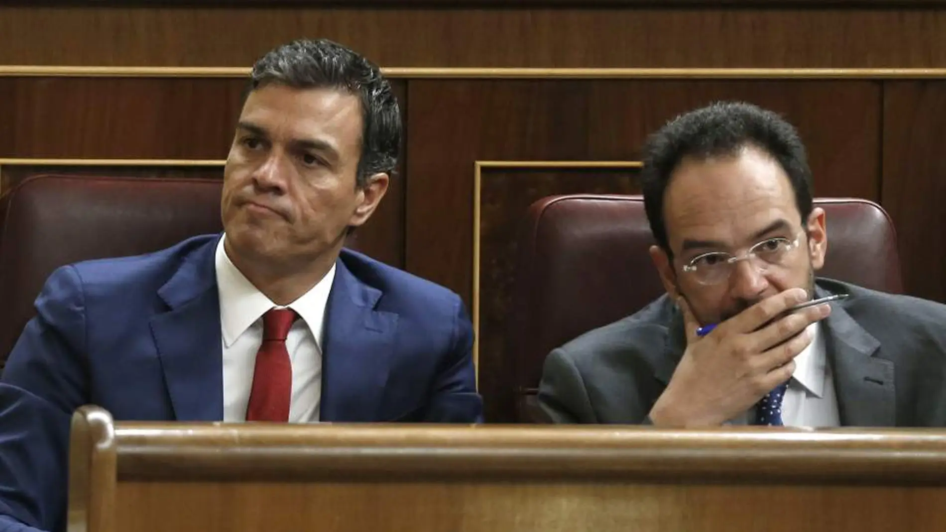Pedro Sánchez y Antonio Hernando Pedro Sánchez y Antonio Hernando