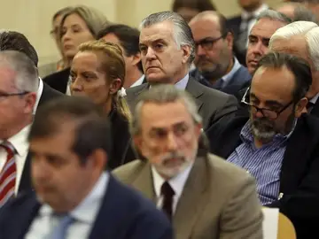 Bárcenas, Correa, Crespo y Carmen Rodríguez, exesposa de Francisco Correa Bárcenas, Correa, Crespo y Carmen Rodríguez, exesposa de Francisco Correa