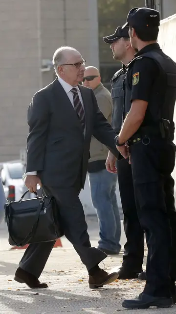 Rodrigo Rato a su llegada a los juzgados Rodrigo Rato a su llegada a los juzgados