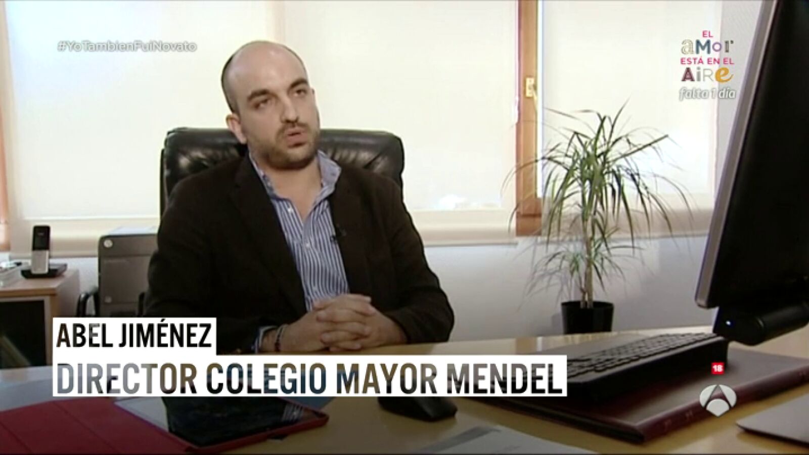 El director del Colegio Mayor Mendel: 