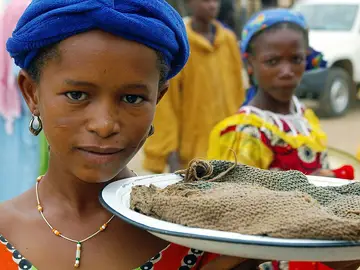 Una niña en Burkina Faso Una niña en Burkina Faso