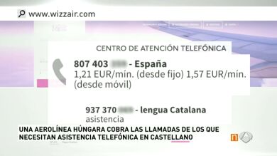 Una aerolínea húngara cobra a los usuarios que hablan español y es gratis para los que hablan catalán