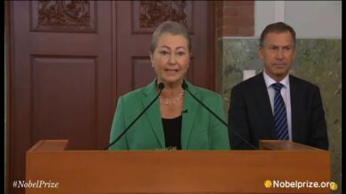 El presidente de Colombia, Juan Manuel Santos, Premio Nobel de la Paz 2016