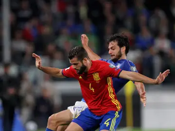 Nacho, jugador de la Selección española Nacho, jugador de la Selección española