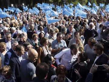 Mariano Rajoy en un acto a Zaragoza