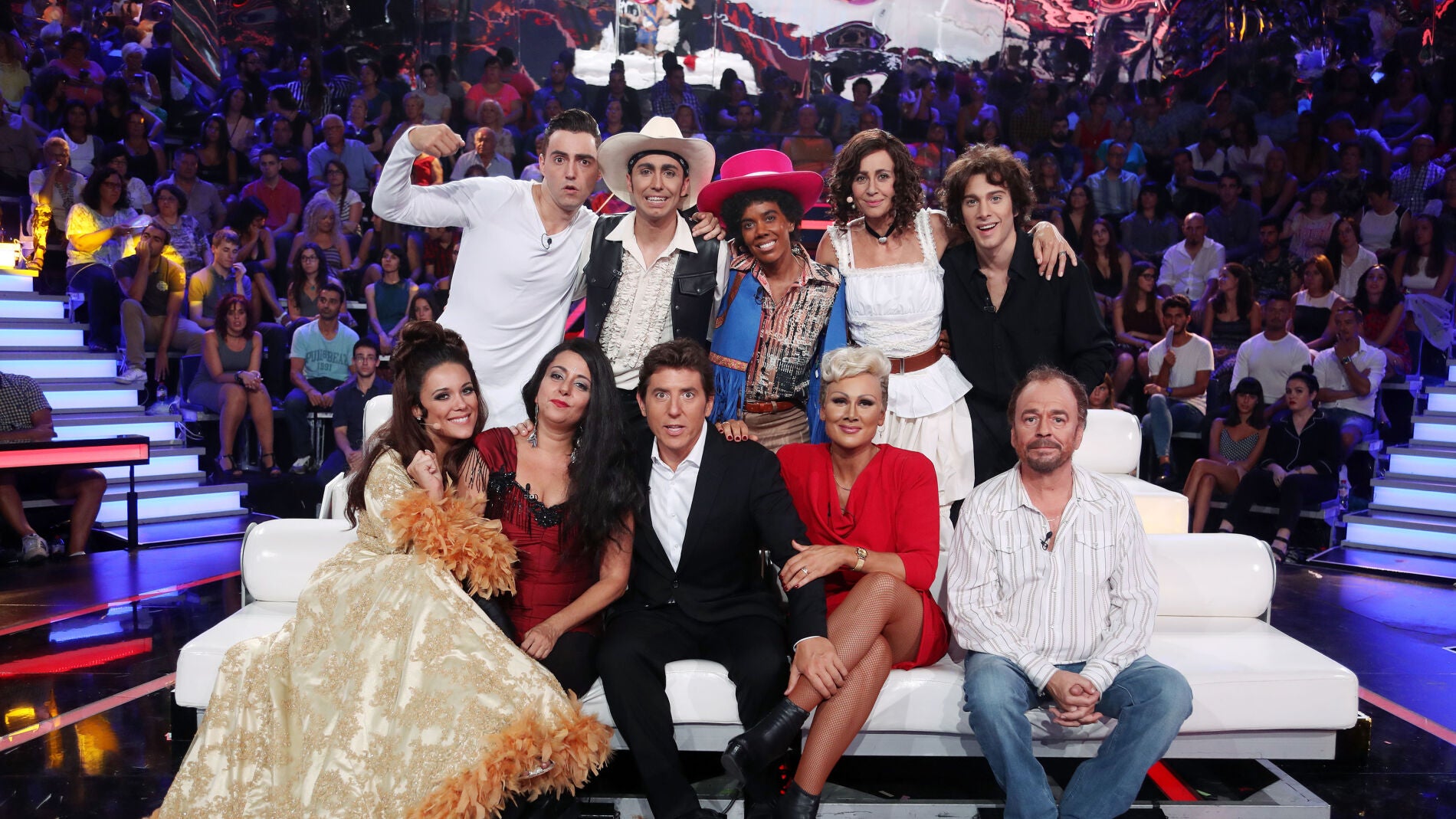Los concursantes de la quinta edici&oacute;n de 'Tu cara me suena 5' en la primera gala