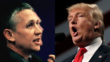 Gary Lineker y Donald Trump