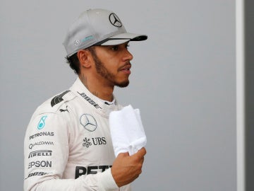 Lewis Hamilton, tras la clasificación