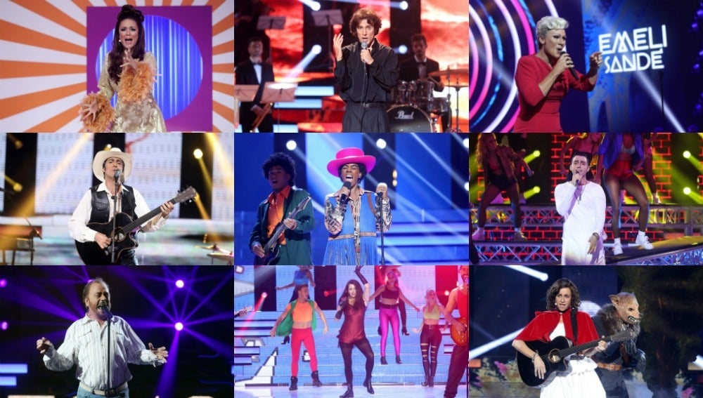 Actuaciones de la primera gala de 'Tu cara me suena 5'