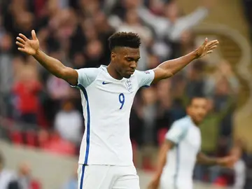 Sturridge celebra su gol contra Malta Sturridge celebra su gol contra Malta