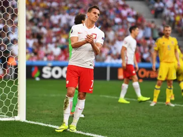 Milik, durante un partido de la pasada Eurocopa de Francia Milik, durante un partido de la pasada Eurocopa de Francia
