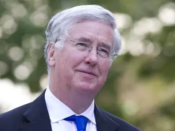 El ministro británico de Defensa, Michael Fallon El ministro británico de Defensa, Michael Fallon