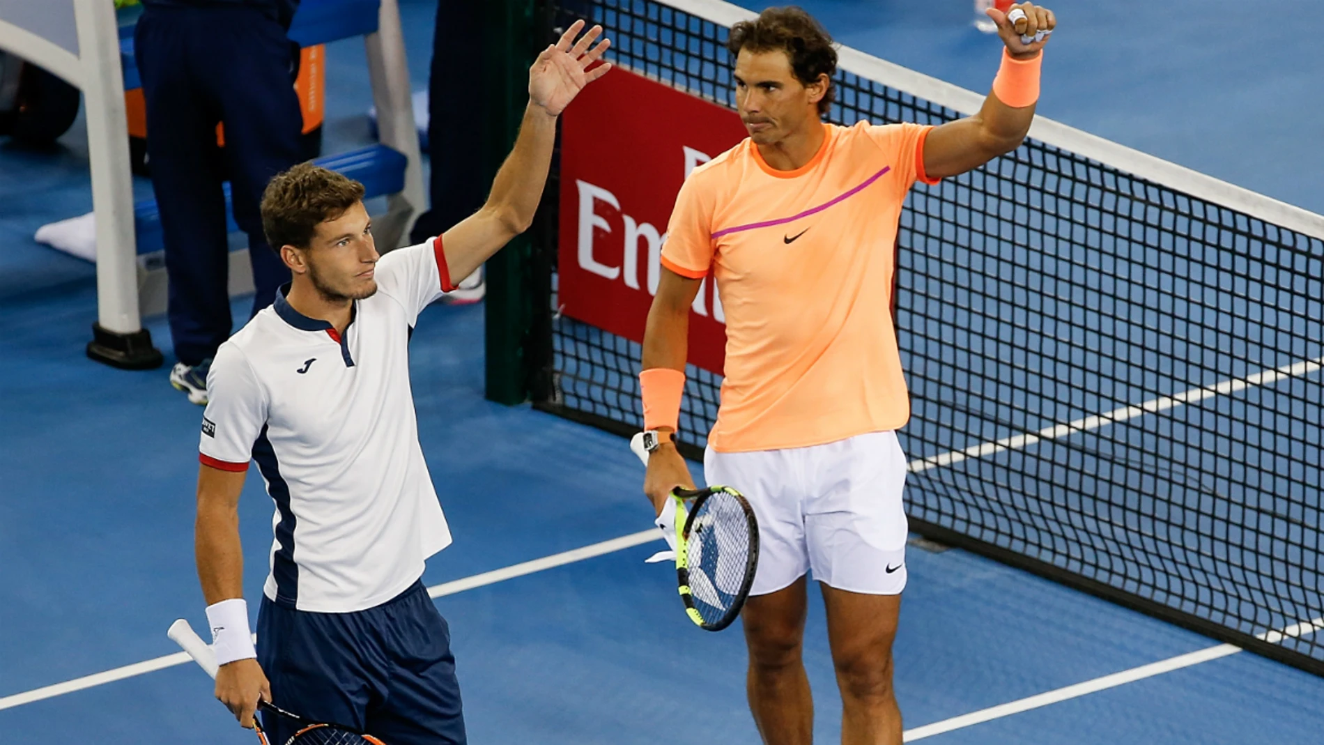 Nadal, junto a Carreño Nadal, junto a Carreño