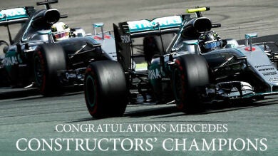 Mercedes gana el Mundial de constructores de F1 por tercer año consecutivo