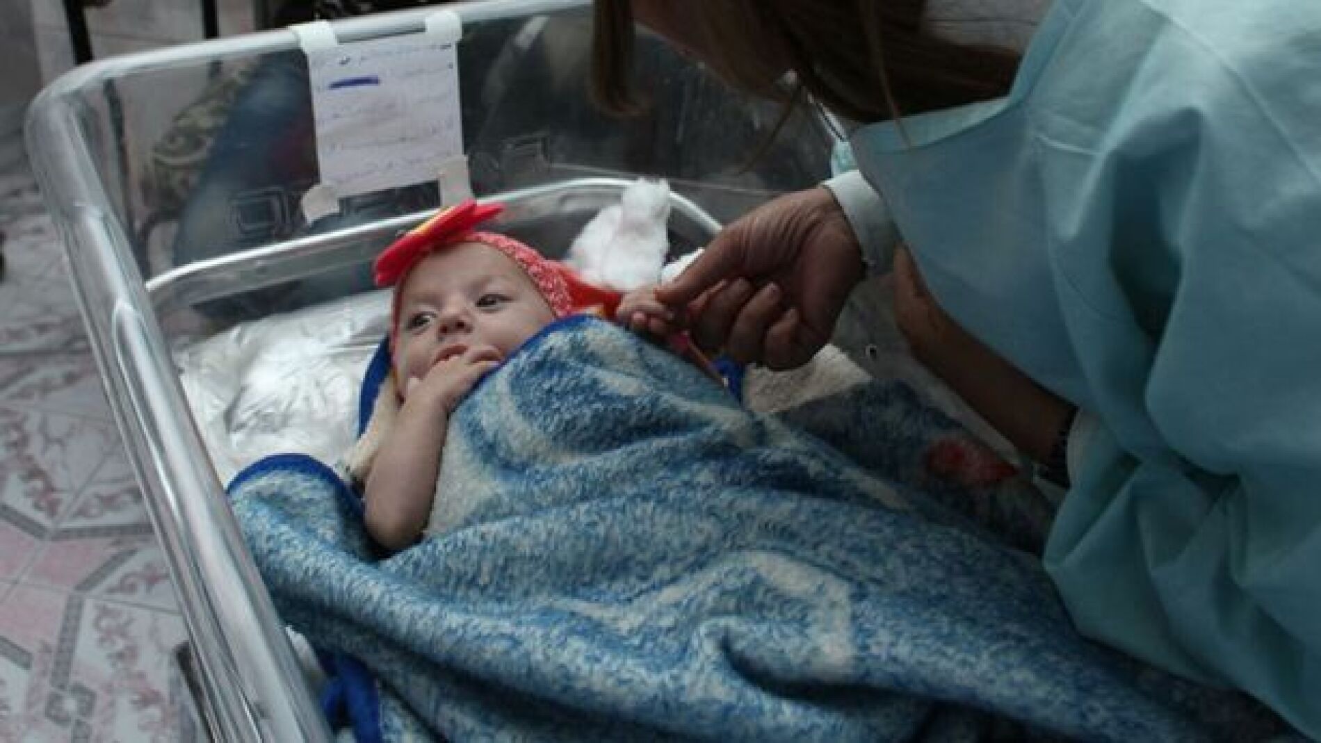 Mais, beb&eacute; siria de dos meses