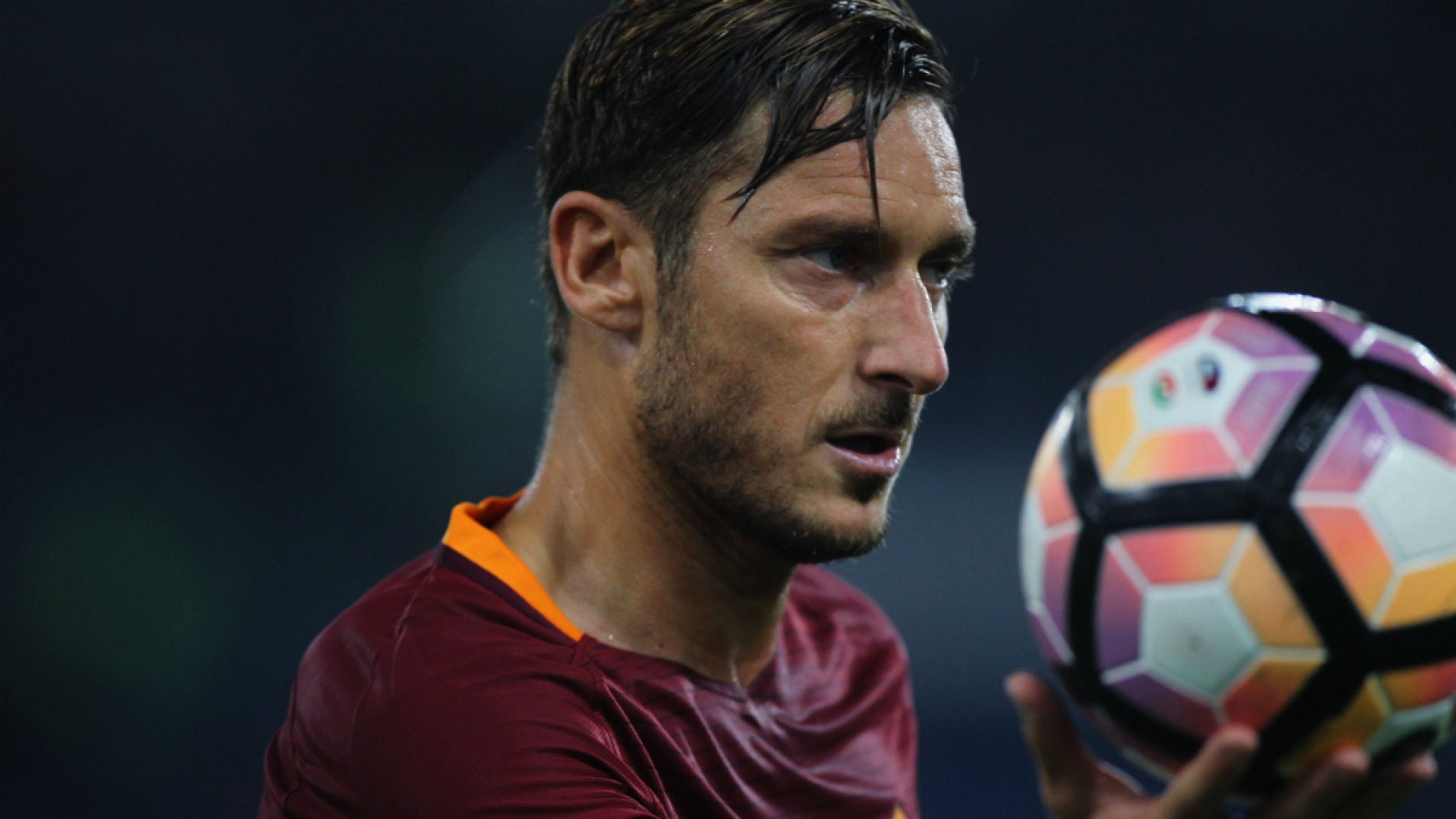 Francesco Totti, con la Roma