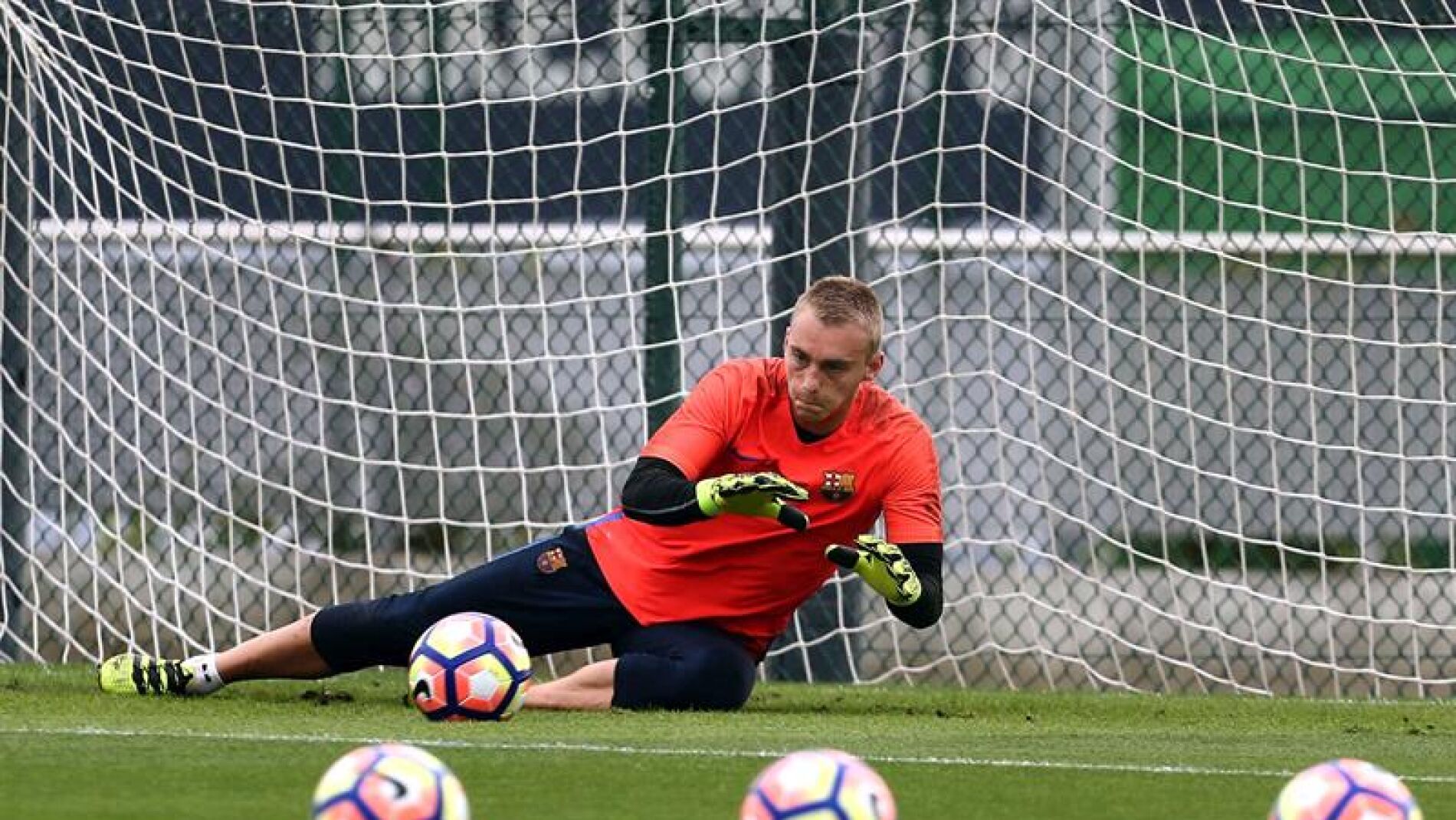 El portero del FC Barcelona, Jasper Cillessen.