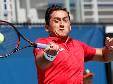 El tenista Nicolás Almagro en el torneo de Shanghái El tenista Nicolás Almagro en el torneo de Shanghái