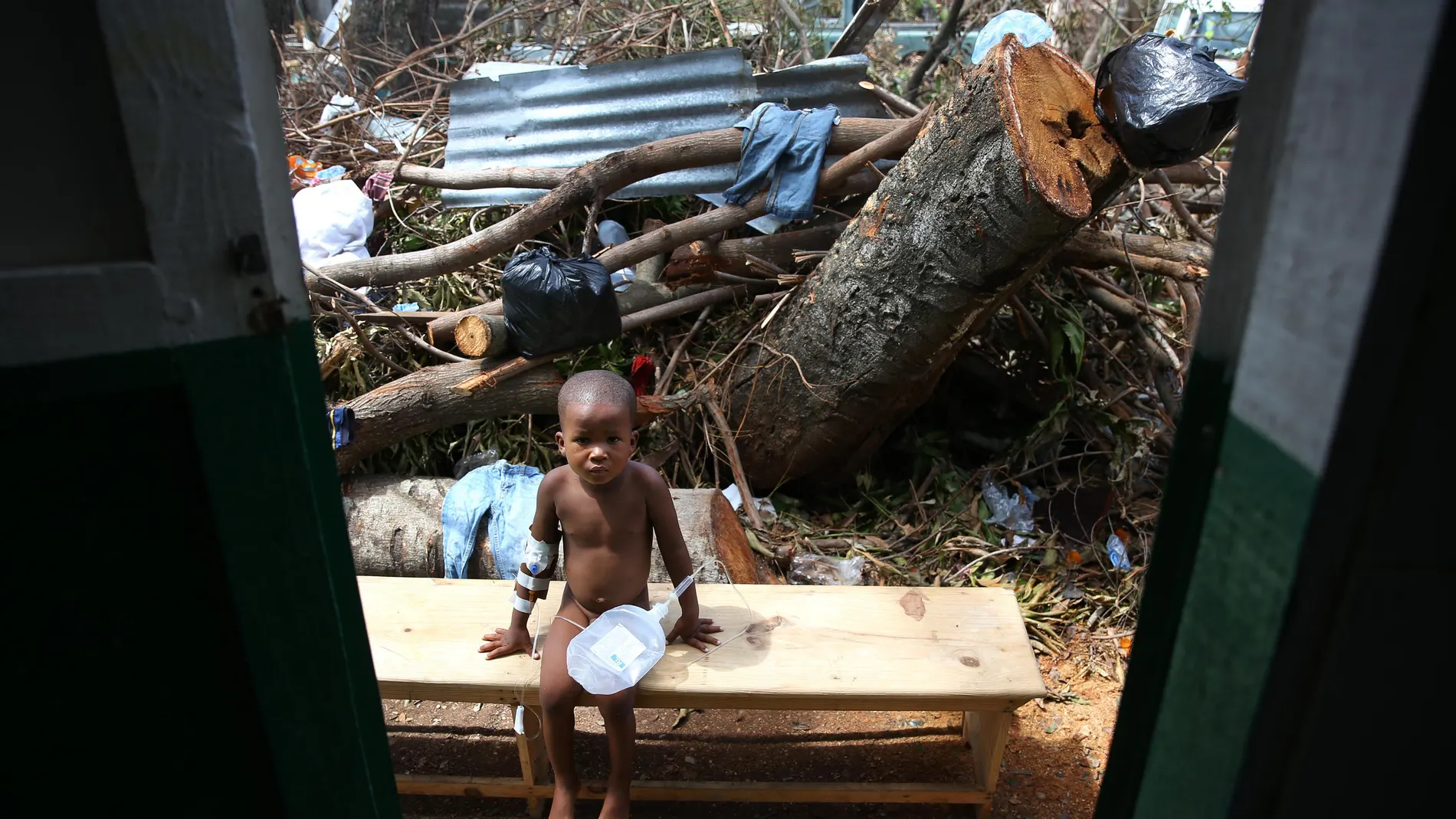 Destrozos provocados por el huracán Matthew en Haití Destrozos provocados por el huracán Matthew en Haití