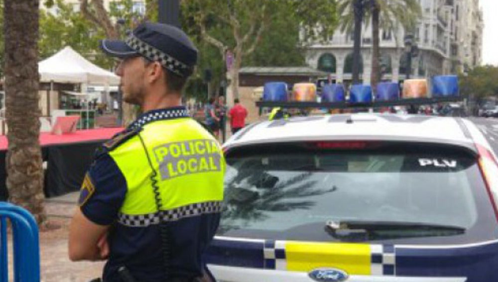 Imagen de archivo de un policía local