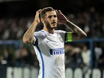 Icardi, en un partido con el Inter Icardi, en un partido con el Inter