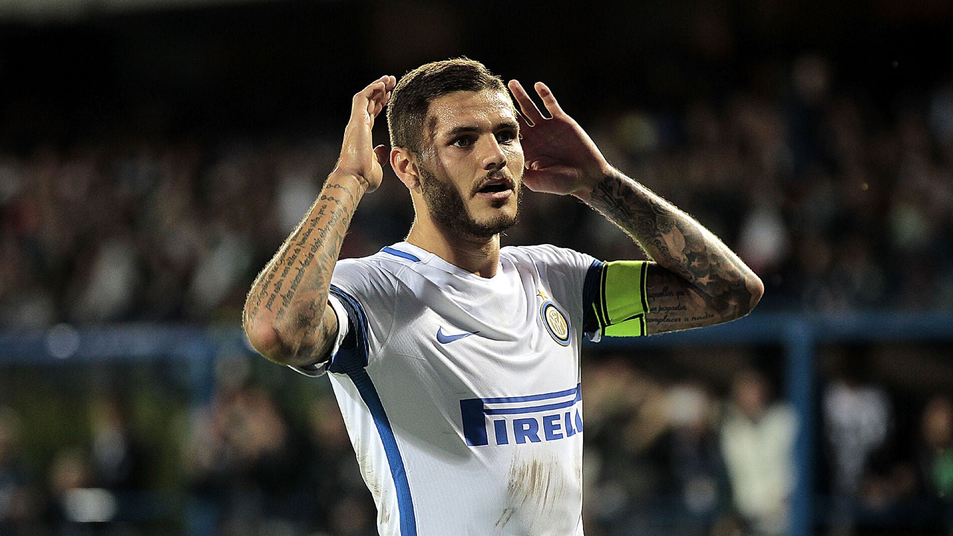 Icardi, en un partido con el Inter