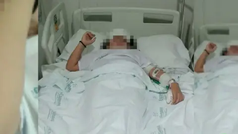 Niña que ha sufrido una paliza en Mallorca Niña que ha sufrido una paliza en Mallorca