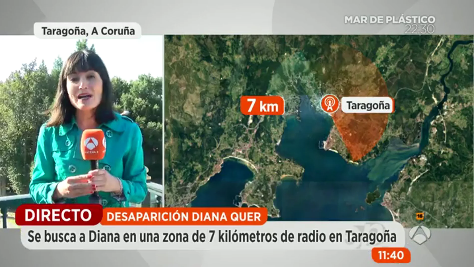 La Policía reduce el campo de búsqueda de Diana Quer a un radio de 7 kilómetros en Taragoña