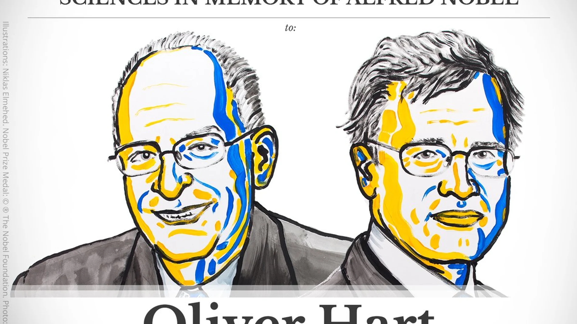 El británico Oliver Hart y el finlandés Bengt Holmström El británico Oliver Hart y el finlandés Bengt Holmström