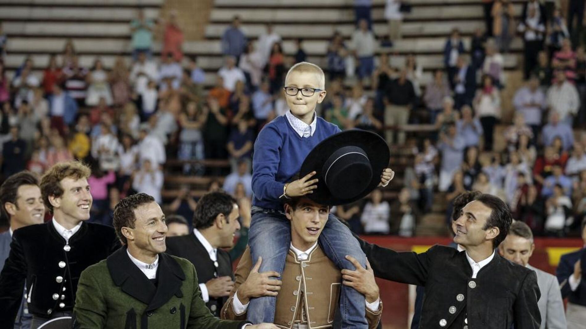 Adri&aacute;n, en la plaza de toros de Valencia