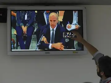 El empresario Jacobo Gordon durante la declaración por el juicio del caso Gürtel El empresario Jacobo Gordon durante la declaración por el juicio del caso Gürtel