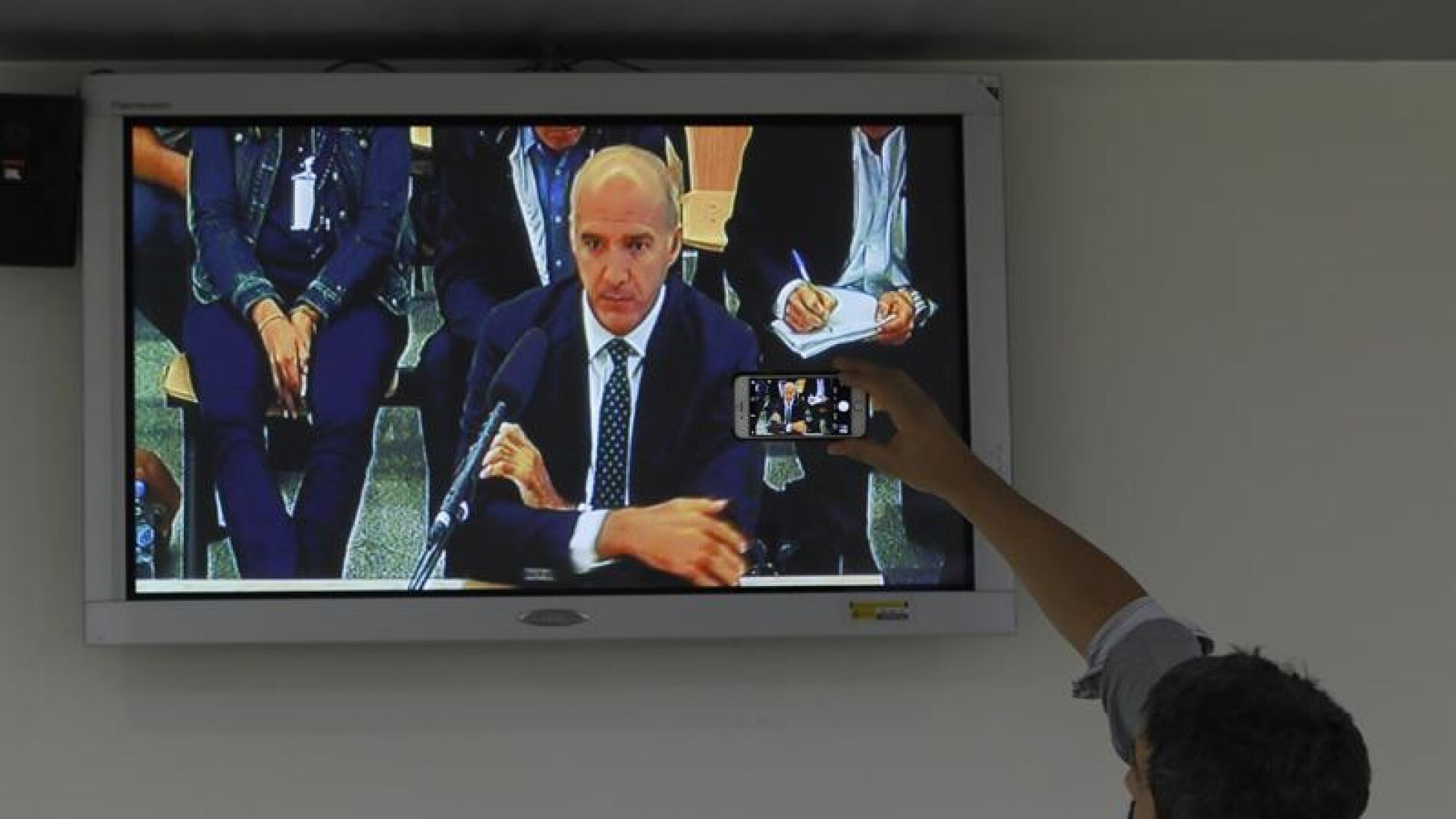 El empresario Jacobo Gordon durante la declaraci&oacute;n por el juicio del caso G&uuml;rtel